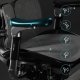Fotel Diablo Chairs BRAVE Fotel biurowy ergonomiczny V-KINETIC czarny + EGON 1100 Białe 110 cmx60 cm 19