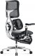 Fotel Diablo Chairs BRAVE Fotel biurowy ergonomiczny V-KINETIC czarny + EGON 1100 Białe 110 cmx60 cm 9