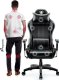 Fotel Diablo Chairs X-ONE 2.0 NORMAL czarny + EGON 1100 Białe 110 cmx60 cm 7
