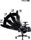 Fotel Diablo Chairs X-PLAYER 2.0 Normal Size Czarny + EGON 1100 Orzechowe 110 cmx60 cm 18