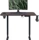 Fotel Diablo Chairs X-PLAYER 2.0 Normal Size Czarny + EGON 1100 Orzechowe 110 cmx60 cm 24