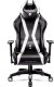 Fotel Diablo Chairs X-Horn 2.0 czarno-biały + EGON 1100 Orzechowe 110 cmx60 cm 13