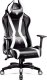Fotel Diablo Chairs X-Horn 2.0 czarno-biały + EGON 1100 Orzechowe 110 cmx60 cm 2