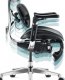 Fotel Diablo Chairs BRAVE Fotel biurowy ergonomiczny V-KINETIC czarny + EGON 1100 Orzechowe 110 cmx60 cm 13