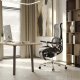 Fotel Diablo Chairs BRAVE Fotel biurowy ergonomiczny V-KINETIC czarny + EGON 1100 Orzechowe 110 cmx60 cm 6