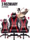 Fotel Diablo Chairs X-Horn XL 2.0 King Size + EGON 1100 Orzechowe 110 cmx60 cm 14