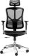 Krzesło biurowe Diablo Chairs V-Basic Czarne + EGON 1100 Czarne 110 cmx60 cm 3