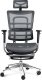 Krzesło biurowe Diablo Chairs V-Master Szare + EGON 1100 Czarne 110 cmx60 cm 4