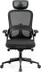 Krzesło biurowe Diablo Chairs V-Light Czarne + EGON 1100 Białe 110 cmx60 cm 10