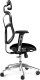 Krzesło biurowe Diablo Chairs V-Basic Czarne + EGON 1100 Białe 110 cmx60 cm 4