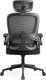 Krzesło biurowe Diablo Chairs V-Light Czarne + EGON 1100 Orzechowe 110 cmx60 cm 8