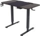Krzesło biurowe Diablo Chairs V-Basic Czarne + EGON 1100 Orzechowe 110 cmx60 cm 7
