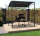 vidaXL Altanka nad grill, 215x150x220 cm, antracytowa, stal 1