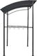 vidaXL Altanka nad grill, 215x150x220 cm, antracytowa, stal 5