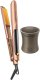 Prostownica SkinVibe SkinVibe Astra SteamPlasma Mocha Mousse + SkinVibe PonyGadget - Guma do włosów, brązowa, XL (SV-006BR) 1