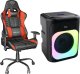 Fotel Trust GXT708R RESTO Czerwony (24217) + Głośnik Bluetooth Azura Czarny 1