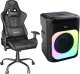 Fotel Trust GXT708 Resto czarny (24436) + Głośnik Bluetooth Azura Czarny 1