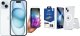 Smartfon Apple iPhone 15 256GB Blue (MTP93) + FlexibleGlass + Etui Armor MagCase 1