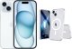 Smartfon Apple iPhone 15 256GB Blue (MTP93) + Etui Armor MagCase 1