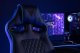 Fotel SENSE7 Knight czarno-niebieski + kabel usb 5