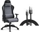Fotel SENSE7 Spellcaster FUKU XL materiałowy czarno-szary + kabel usb 1