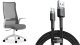 Krzesło biurowe SENSE7 JUNO szare + kabel usb 1