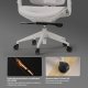 Krzesło biurowe SENSE7 NOBU light gray + kabel usb 10