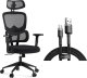 Krzesło biurowe SENSE7 Veno Czarne + kabel usb 1