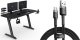 Biurko SENSE7 Nomad Classic Czarne 140x60 cm + kabel usb 1