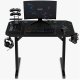 Biurko SENSE7 gamingowe Nomad Cybernetic Czarne 120x60 cm + kabel usb 11