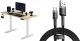 Biurko SENSE7 elektryczne Nojo 120x60 White Pine + kabel usb 1