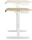 Biurko SENSE7 elektryczne Nojo 120x60 White Pine + kabel usb 9