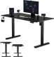 Biurko SENSE7 Nojo Black 140 cmx70 cm Black + kabel usb 6
