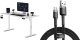 Biurko SENSE7 Nojo Białe 140 cmx70 cm White + kabel usb 1