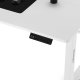 Biurko SENSE7 Nojo Białe 140 cmx70 cm White + kabel usb 7