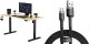Biurko SENSE7 Nojo Sosna 140 cmx70 cm Black Pine + kabel usb 1