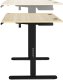Biurko SENSE7 Nojo Sosna 140 cmx70 cm Black Pine + kabel usb 8