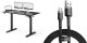 Biurko SENSE7 NOJO LIGHT Czarne 120 cmx60 cm + kabel usb 1