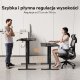 Biurko SENSE7 NOJO LIGHT Czarne 120 cmx60 cm + kabel usb 4