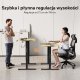 Biurko SENSE7 NOJO LIGHT Jasnobrązowo-Czarne 120 cmx60 cm + kabel usb 3