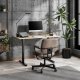 Biurko SENSE7 NOJO LIGHT Jasnobrązowo-Czarne 120 cmx60 cm + kabel usb 4