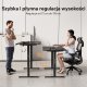 Biurko SENSE7 NOJO LIGHT Czarne 140 cmx70 cm + kabel usb 4