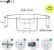 Trampolina ogrodowa Zipro Jump Pro z siatką zewnętrzną 10FT 312cm + Mata Celnościowa 4