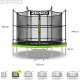 Trampolina ogrodowa Zipro Jump Pro z siatką wewnętrzną 8FT 252cm + Butelka Termiczna 10