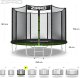 Trampolina ogrodowa Zipro Jump Pro z siatką zewnętrzną 8FT 252cm + Butelka Termiczna 10