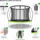 Trampolina ogrodowa Zipro Jump Pro Premium z siatką wewnętrzną 10FT 312cm + Butelka Termiczna 5