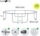 Trampolina ogrodowa Zipro Jump Pro Premium z siatką wewnętrzną 10FT 312cm + Butelka Termiczna 8