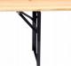 TM Meble ogrodowe drewniane składane zestaw piwny 180cm 3
