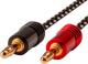 Kabel Monoprice Banan x2 - Banan x2 1.8m czarny 1
