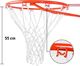 Sports Equipment AG300A SIATKA DO KOSZYKÓWKI NA OBRĘCZ GRUBA BIAŁA 2